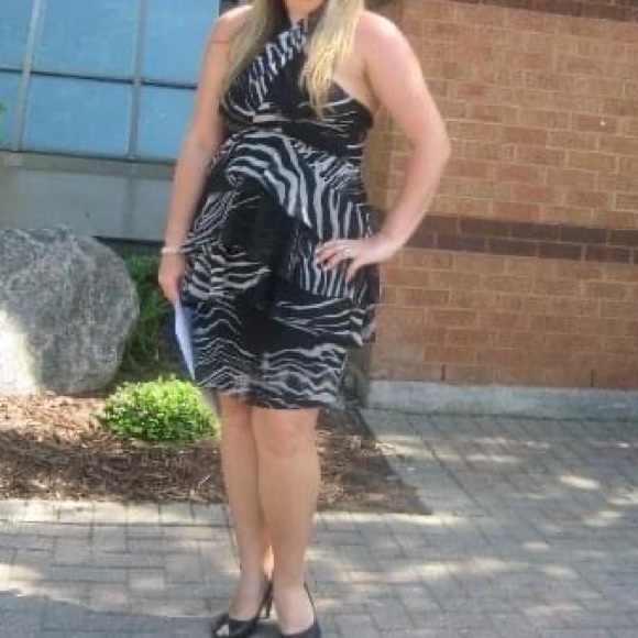 Zara halter zebra print dress - Picture 11 of 11